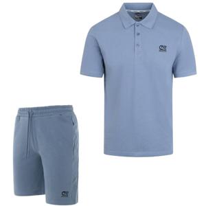 Cruyff Energized Polo Zomerset Kids Grijsblauw Zwart