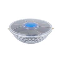 InflaGlow Solar drijvende Waterfontein met RGB Led verlichting - Werkt op Zonne-energie - 6 kleurenmodus - Spuit tot 50cm hoog - Ingebouwde accu