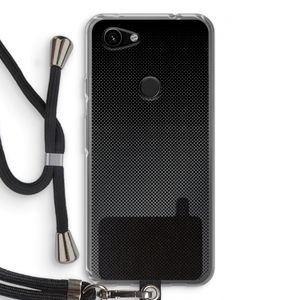 Musketon Halftone: Pixel 3a Transparant Hoesje met koord