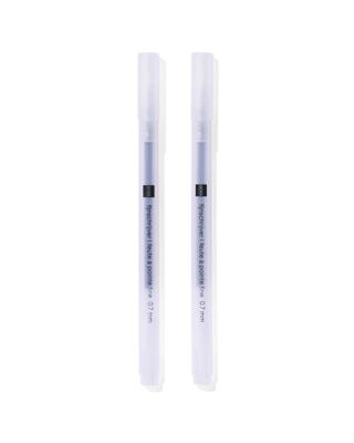 HEMA Fijnschrijvers 0.7mm Zwart - 2 Stuks