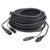 DAP FP12 IEC & XLR male - IEC & XLR female 6 meter zwart