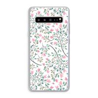 Sierlijke bloemen: Samsung Galaxy S10 5G Transparant Hoesje