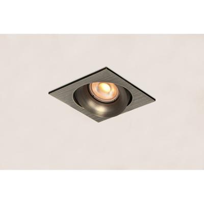 Artdelight Vierkante inbouwspotAlice antiek brons - DL 921 AB