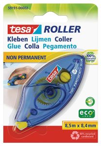 Lijmroller Tesa ecoLogo non permanent op blister