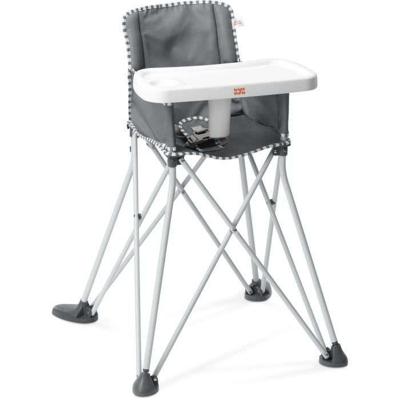 BRIGHT STARS Pop N Dine - Kinderstoel voor babymaaltijden, opvouwbaar, draagbaar, reisformaat, lichtgewicht, gemakkelijk schoon te maken, draagtas inbegrepen