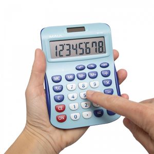 MAUL MJ 550 calculator Pocket Rekenmachine met display Blauw