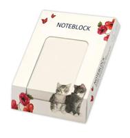 Memo blocnote: Franciens Kittens & Poppies, Francien van Westering