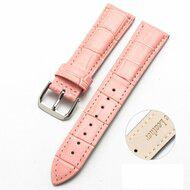 Garmin Venu / Sq / Sq2 / 2 plus - Crocodile leren bandje - Roze - thumbnail