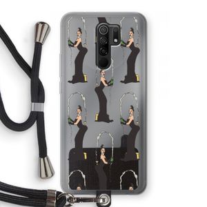 Pop Some Kim: Xiaomi Redmi 9 Transparant Hoesje met koord