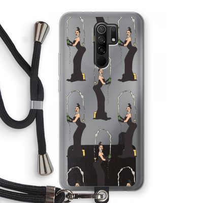 Pop Some Kim: Xiaomi Redmi 9 Transparant Hoesje met koord