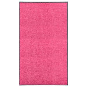 Deurmat wasbaar 90x150 cm roze