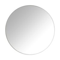 Ronde spiegel met beige lijst - ø70 cm