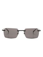 Dunhill lunettes de soleil à monture rectangulaire - Noir