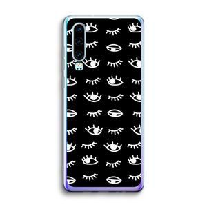 Eye pattern #3: Huawei P30 Transparant Hoesje