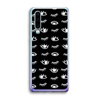 Eye pattern #3: Huawei P30 Transparant Hoesje