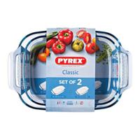 Set met ovenschalen Pyrex Classic Transparant Glas