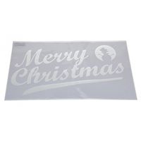 Kerst raamsjablonen/raamdecoratie Merry Christmas tekst 54 cm