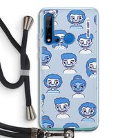 Gezichtjes: Huawei P20 Lite (2019) Transparant Hoesje met koord