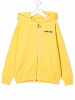 Off-White Kids hoodie à logo Script imprimé - Jaune - thumbnail