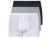 LIVERGY 3 heren boxers (4XL, Marine/grijs/wit) - thumbnail