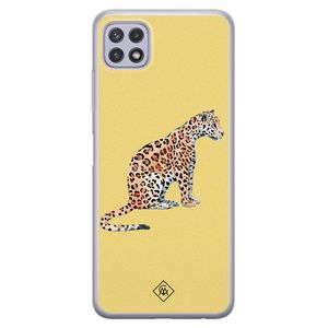 Samsung Galaxy A22 5G siliconen hoesje - Leo wild