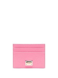 Dolce & Gabbana porte-cartes Dauphine à plaque logo - Rose