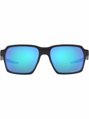 Oakley lunettes de soleil Parlay à monture carrée - Gris