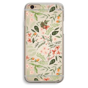 Sweet little flowers: iPhone 6 / 6S Transparant Hoesje