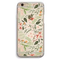 Sweet little flowers: iPhone 6 / 6S Transparant Hoesje