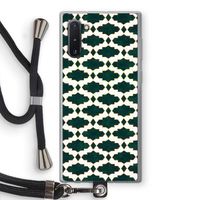 Moroccan tiles: Samsung Galaxy Note 10 Transparant Hoesje met koord