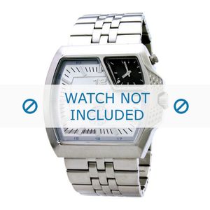 Diesel horlogeband DZ1416 Roestvrij staal (RVS) Zilver 32mm