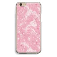 Abstract Painting Pink: iPhone 6 / 6S Transparant Hoesje