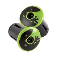 LIZARD SKINS Dsp bar tape plugs - hyper green