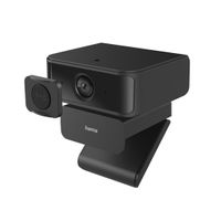 Hama PC-webcam C-650 Face Tracking, 1080p, USB-C, voor videochat/vergaderen Webcam Zwart - thumbnail