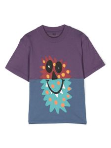 Stella McCartney Kids t-shirt à imprimé façon illustration - Violet