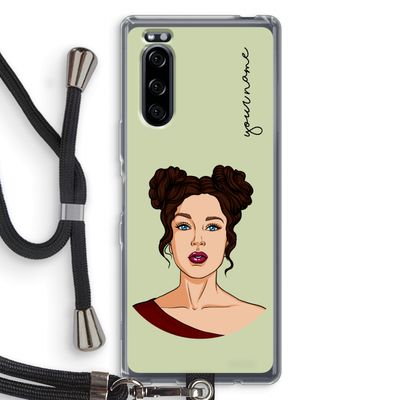 Pop-Art Creator: Sony Xperia 5 Transparant Hoesje met koord