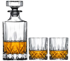 Cookinglife Whiskey Set (karaf & whiskeyglazen) Moray - 3 delige set