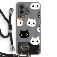 Katten: OnePlus Nord 2 5G Transparant Hoesje met koord