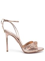 Aquazzura sandales lacées à ornements 110 mm - Rose