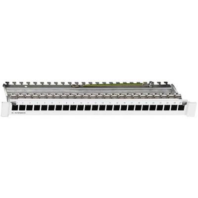 Rutenbeck PP-UMCat6Aiso24/24/1 24 poorten Netwerkpatchpaneel 483 mm (19) CAT 6 1 HE Grijs