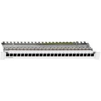 Rutenbeck PP-UMCat6Aiso24/24/1 24 poorten Netwerkpatchpaneel 483 mm (19) CAT 6 1 HE Grijs