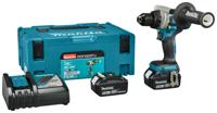 Makita DDF492RTJ 18v Boor-/schroefmachine | Incl. 2x 5.0Ah en snellader in Mbox - DDF492RTJ