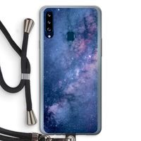 Nebula: Samsung Galaxy A20s Transparant Hoesje met koord