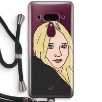Ashley: HTC U12+ Transparant Hoesje met koord