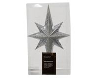 Piek kunststof l6b14h25 cm mistblauw kerst Decoris - Decoris