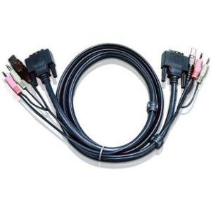 Aten 1.8M USB DVI-D Enkelvoudige Link KVM Kabel