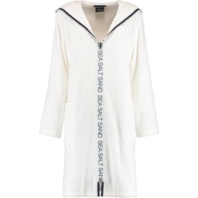 Cawö Cawö Dames Badjas 3101 Weiss L