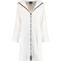 Cawö Cawö Dames Badjas 3101 Weiss L