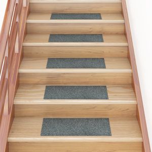 VidaXL 15 st trapmatten zelfklevend rechthoekig 60x25 cm groen