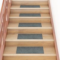 VidaXL 15 st trapmatten zelfklevend rechthoekig 60x25 cm groen